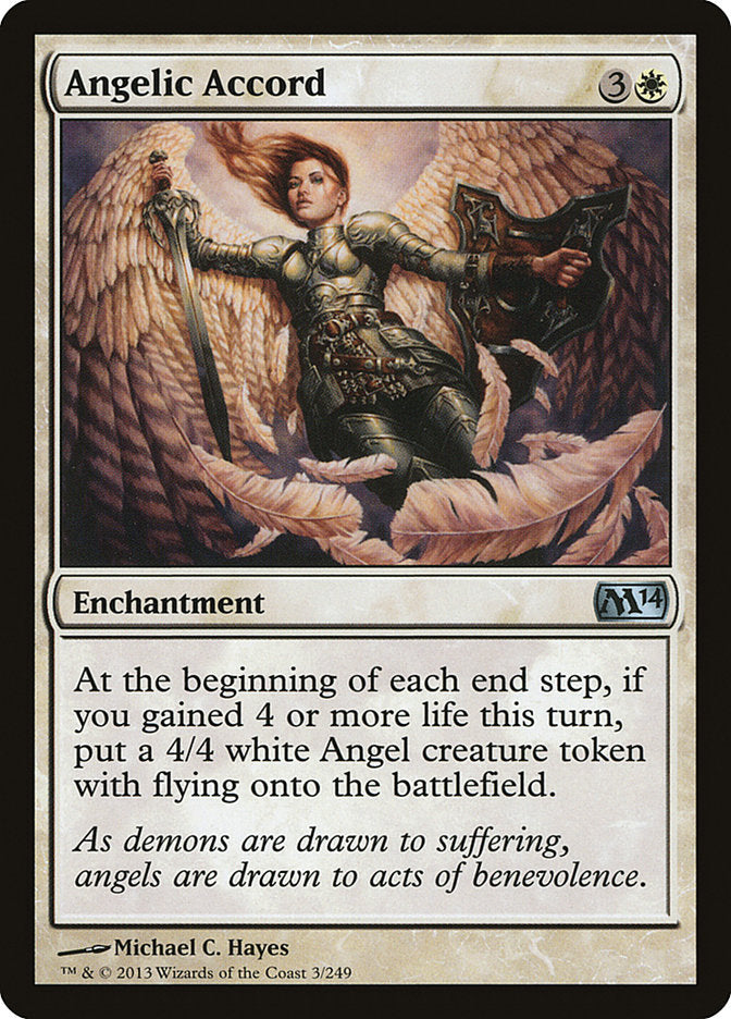 Angelic Accord [Core Set 2014] [Foil]