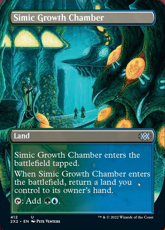 Simic Growth Chamber (Borderless Alternate Art) [Double Masters 2022] [Foil]