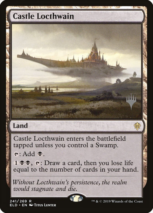 Castle Locthwain (Promo Pack) [Throne of Eldraine Promos] [Foil]
