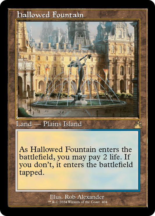 Hallowed Fountain (Retro) [Ravnica Remastered] [Foil]