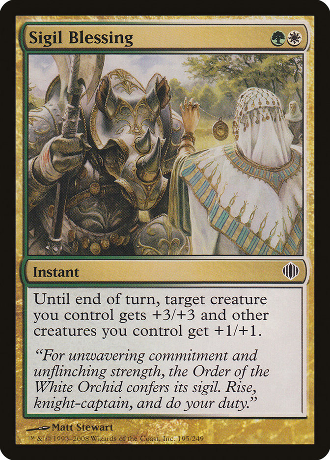 Sigil Blessing [Shards of Alara] [Foil]