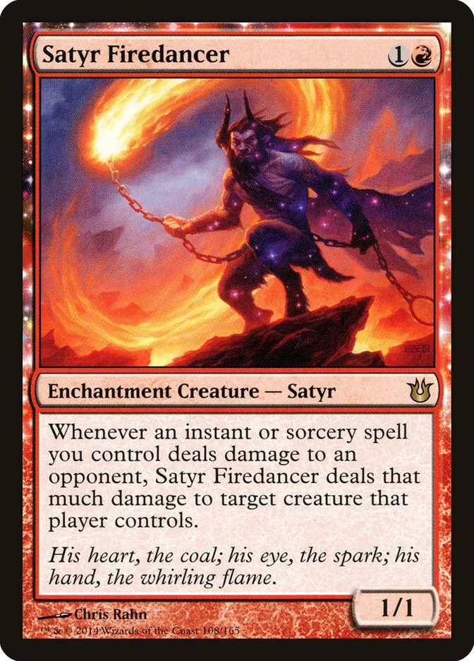 Satyr Firedancer [Born of the Gods] [Foil]