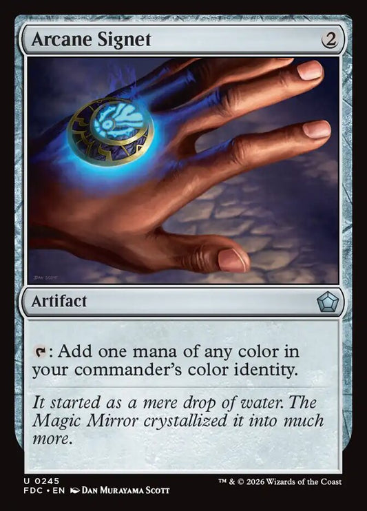 Arcane Signet [Foundations Commander]