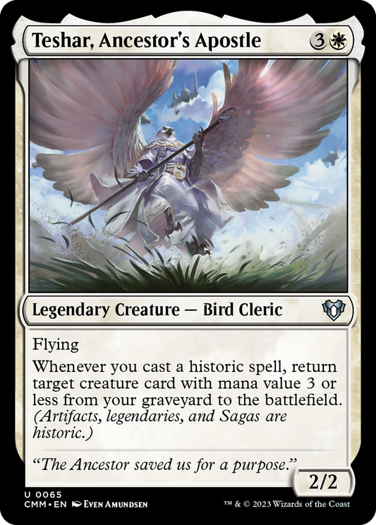 Teshar, Ancestor's Apostle [Commander Masters] [Foil]