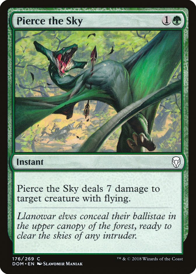 Pierce the Sky [Dominaria] [Foil]