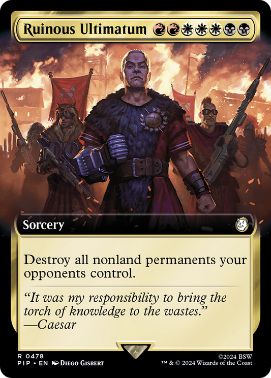 Ruinous Ultimatum (Extended Art) [Fallout] [Foil]