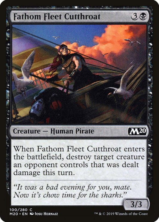Fathom Fleet Cutthroat [Core Set 2020] [Foil]