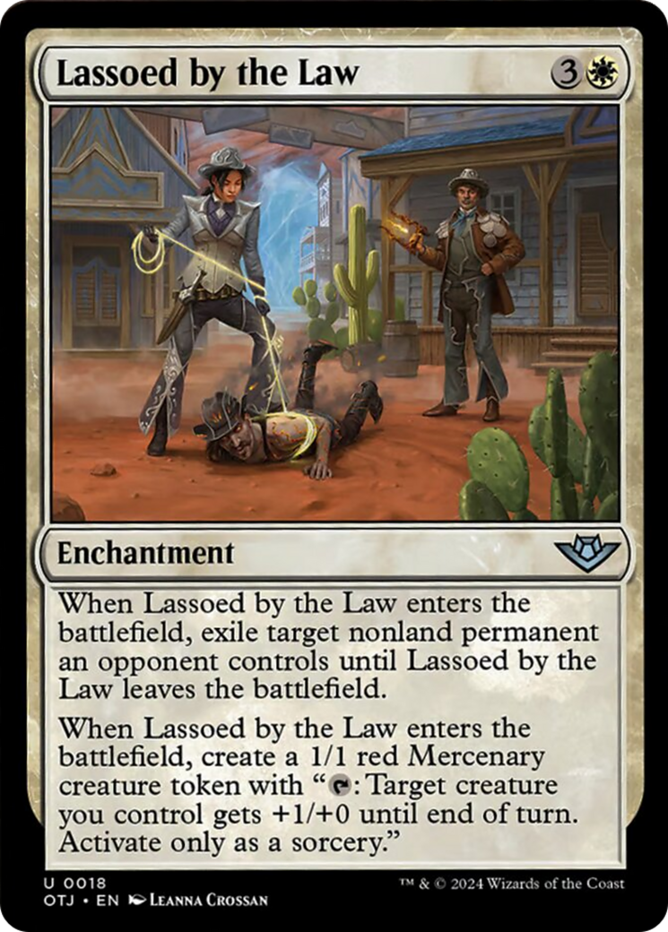 Lassoed by the Law [Outlaws of Thunder Junction] [Foil]