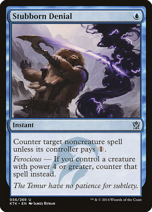 Stubborn Denial [Khans of Tarkir] [Foil]