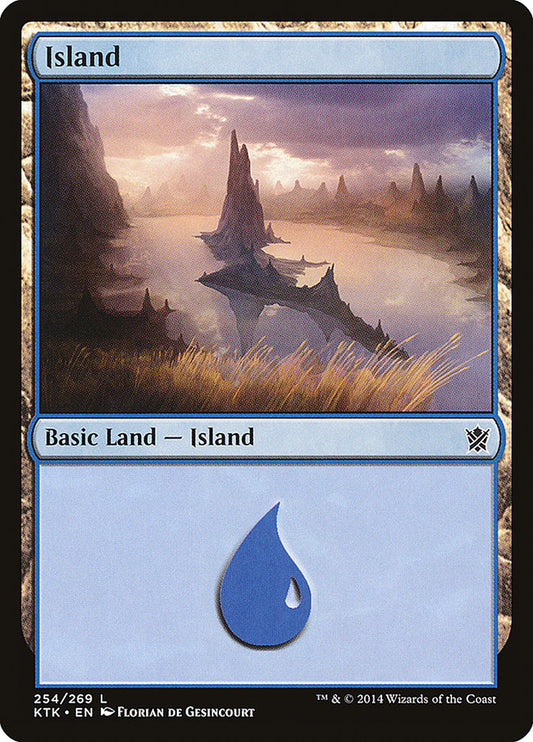 Island (254) [Khans of Tarkir] [Foil]