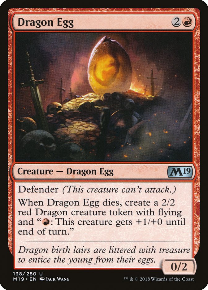 Dragon Egg [Core Set 2019] [Foil]