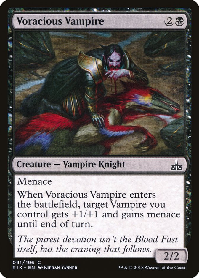 Voracious Vampire [Rivals of Ixalan] [Foil]