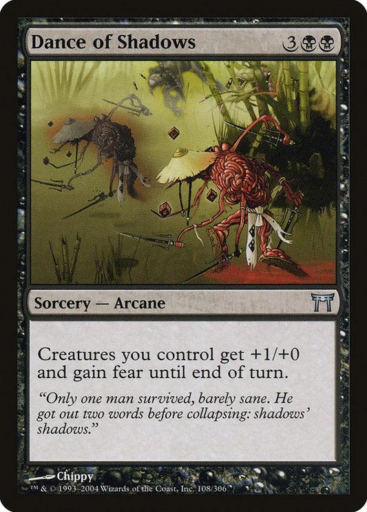 Dance of Shadows [Champions of Kamigawa] [Foil]