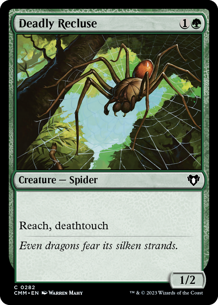 Deadly Recluse [Commander Masters] [Foil]