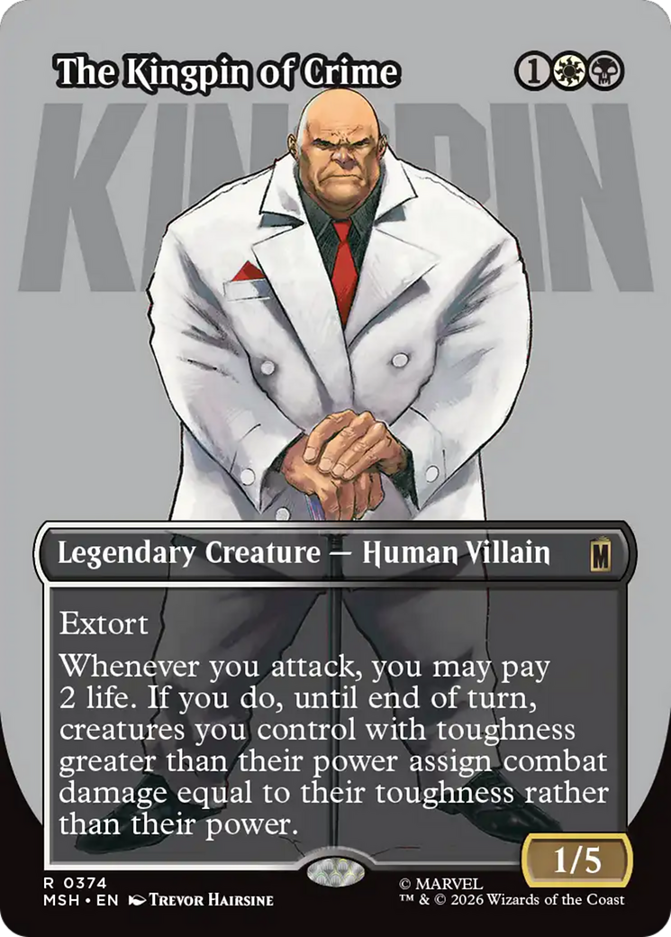 The Kingpin of Crime (Borderless) (0374) [Marvel Super Heroes]