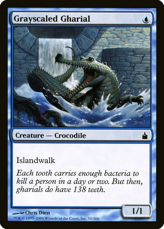 Grayscaled Gharial [Ravnica: City of Guilds] [Foil]