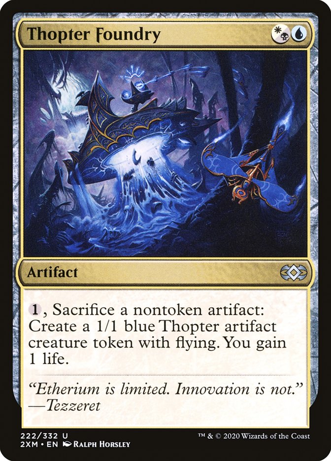 Thopter Foundry [Double Masters] [Foil]