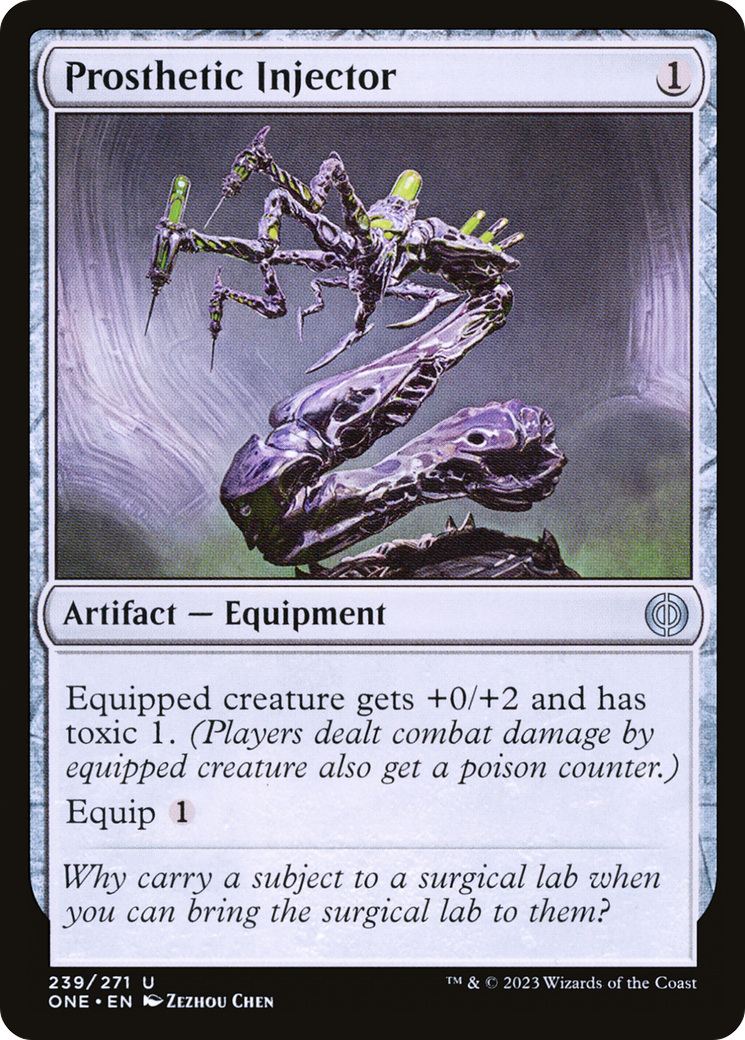 Prosthetic Injector [Phyrexia: All Will Be One] [Foil]