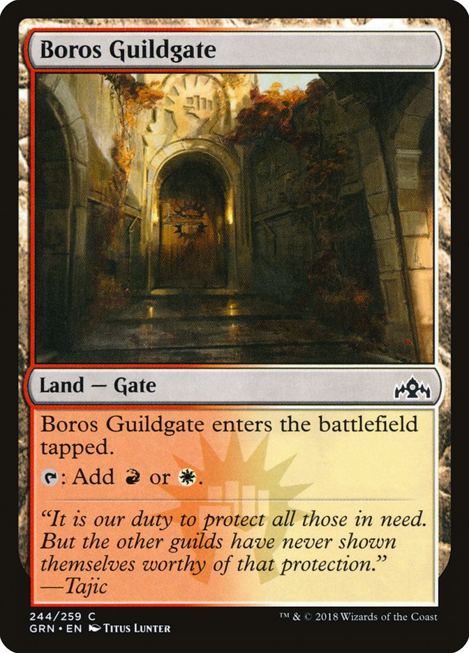 Boros Guildgate (244/259) [Guilds of Ravnica] [Foil]