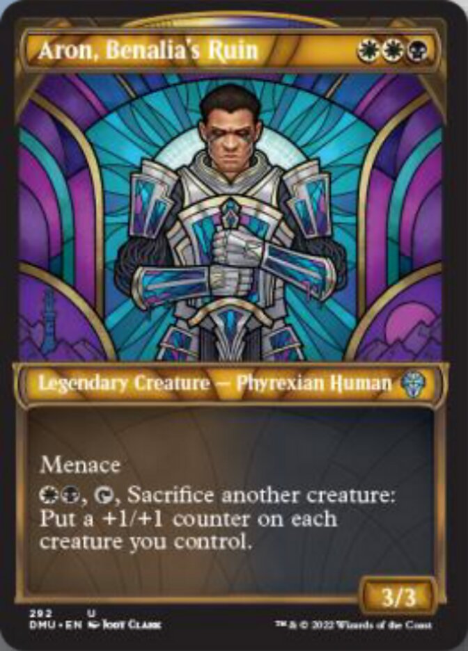 Aron, Benalia's Ruin (Showcase) [Dominaria United] [Foil]