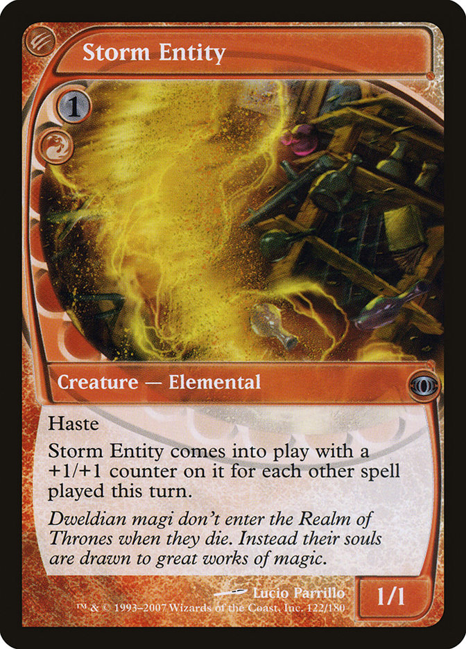 Storm Entity [Future Sight] [Foil]
