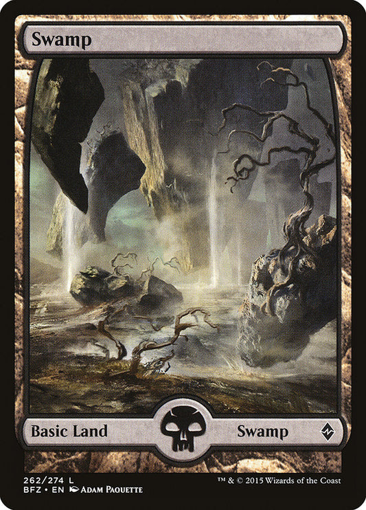 Swamp (262) (Full Art) [Battle for Zendikar] [Foil]