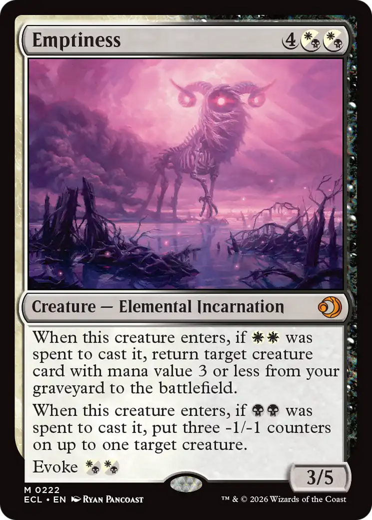 Emptiness [Lorwyn Eclipsed] [Foil]
