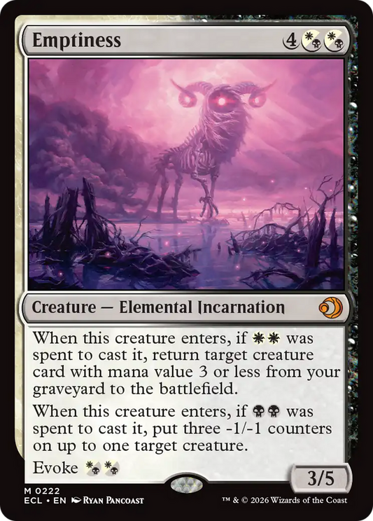 Emptiness [Lorwyn Eclipsed] [Foil]