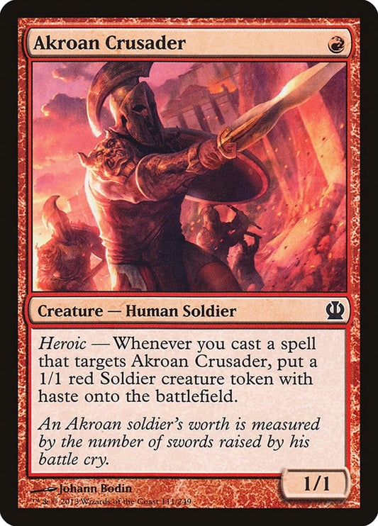 Akroan Crusader [Theros] [Foil]