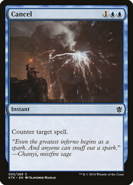 Cancel [Khans of Tarkir] [Foil]