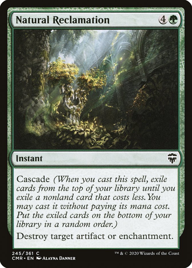 Natural Reclamation [Commander Legends] [Foil]