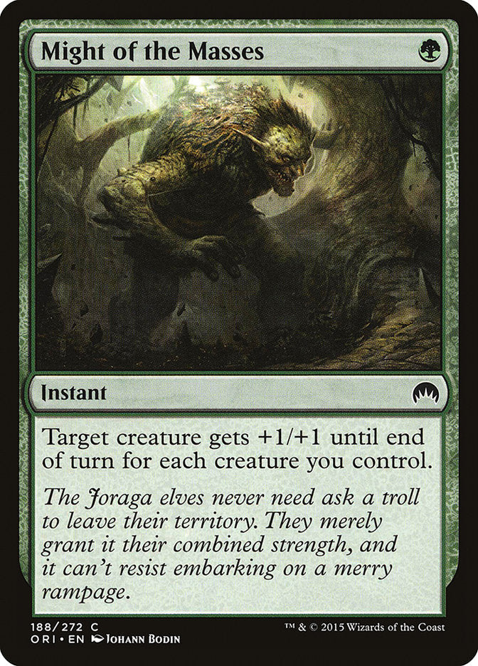 Might of the Masses [Magic Origins] [Foil]