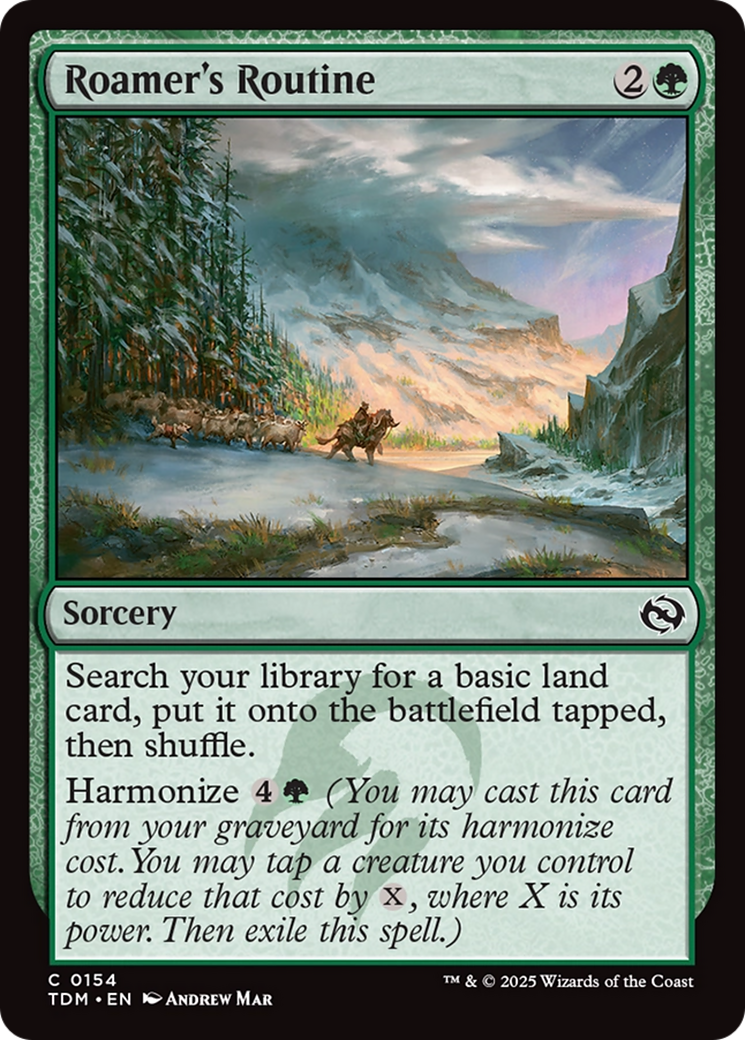 Roamer's Routine [Tarkir: Dragonstorm] [Foil]
