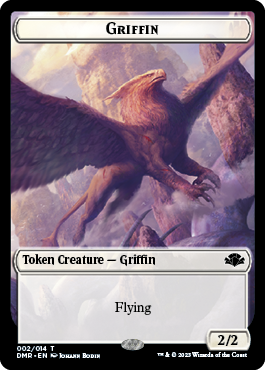 Griffin Token [Dominaria Remastered Tokens] [Foil]