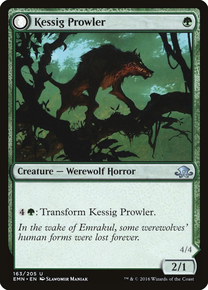 Kessig Prowler // Sinuous Predator [Eldritch Moon] [Foil]
