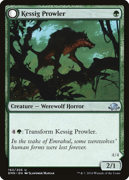 Kessig Prowler // Sinuous Predator [Eldritch Moon] [Foil]