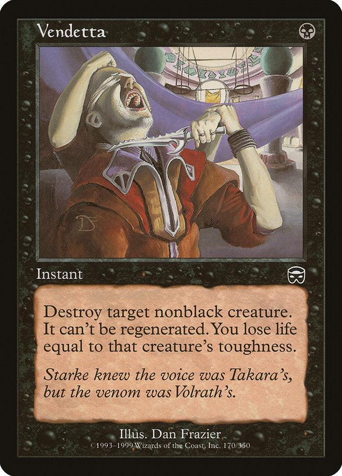 Vendetta [Mercadian Masques] [Foil]