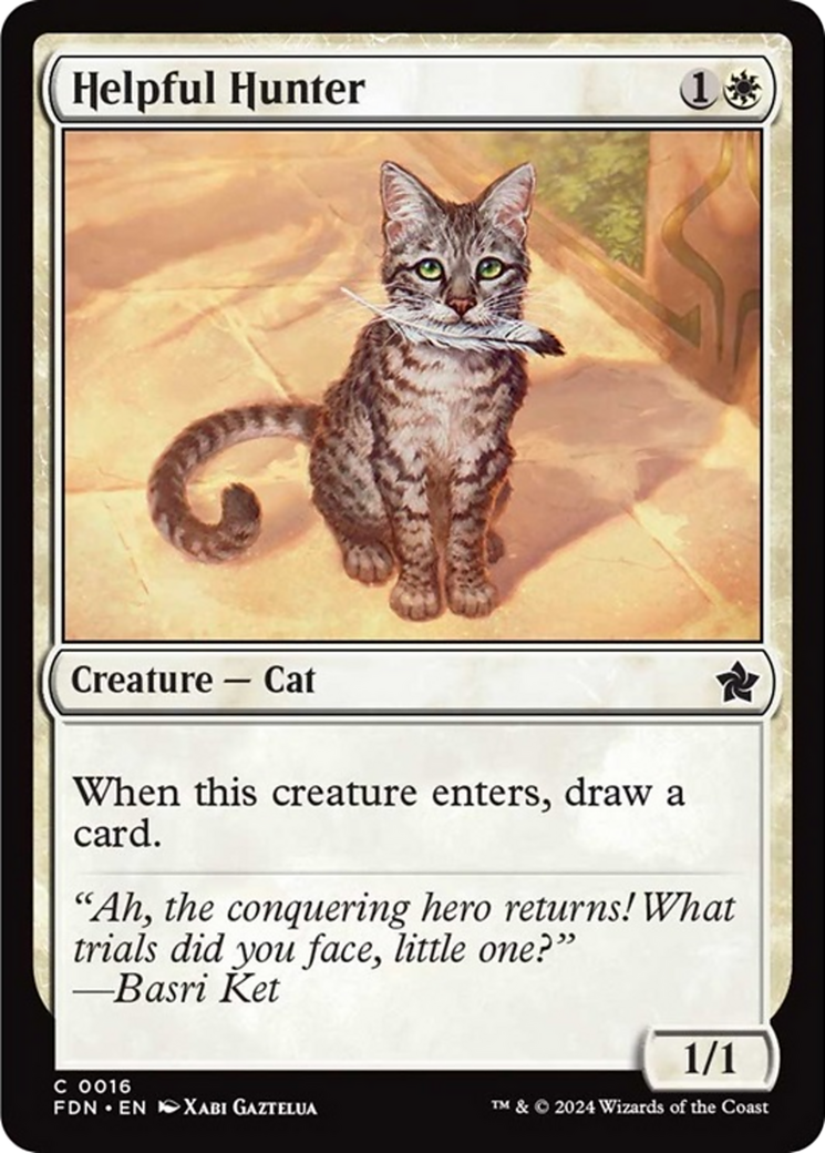 Helpful Hunter [Foundations] [Foil]