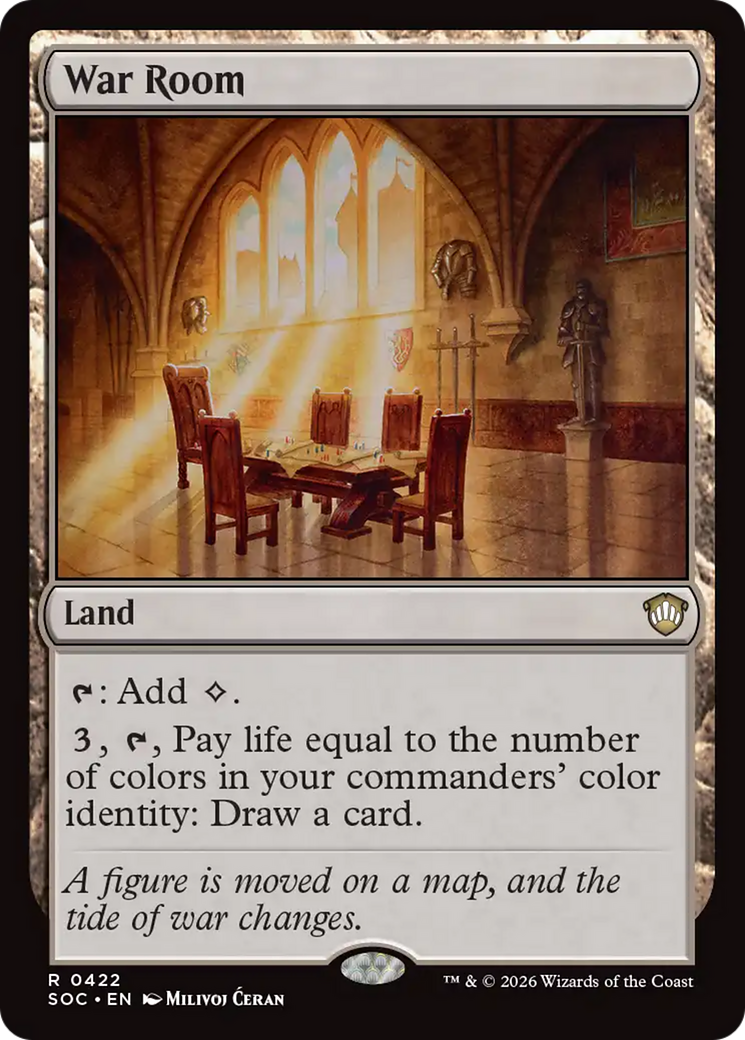 War Room [Secrets of Strixhaven Commander] [Foil]