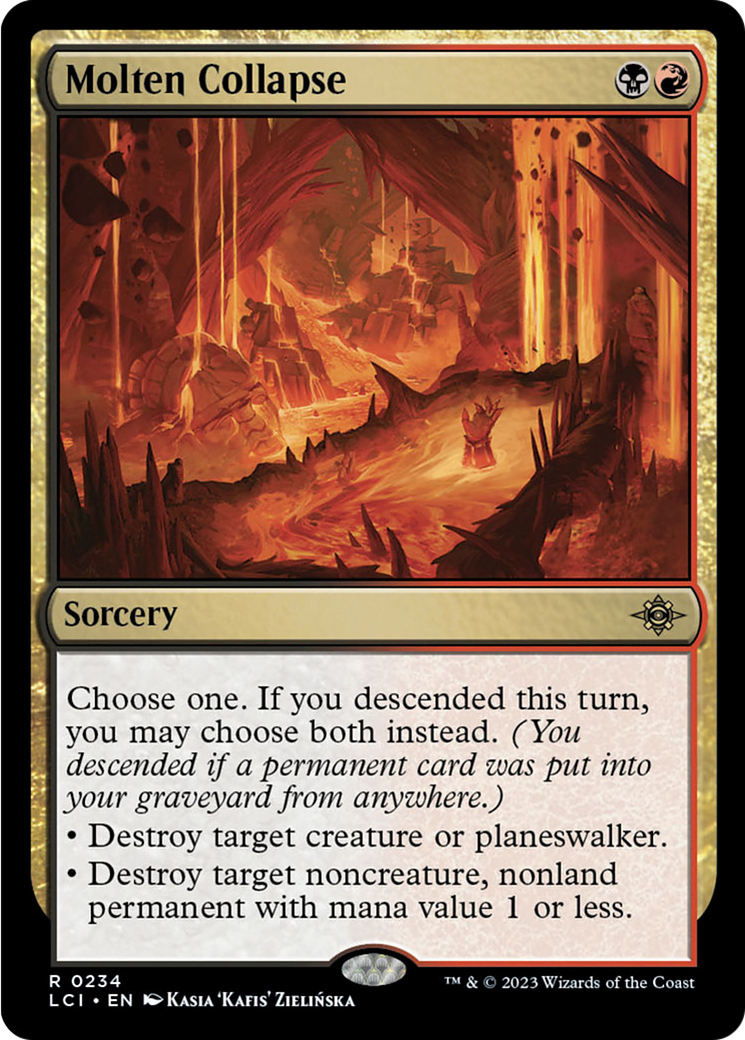 Molten Collapse [The Lost Caverns of Ixalan] [Foil]