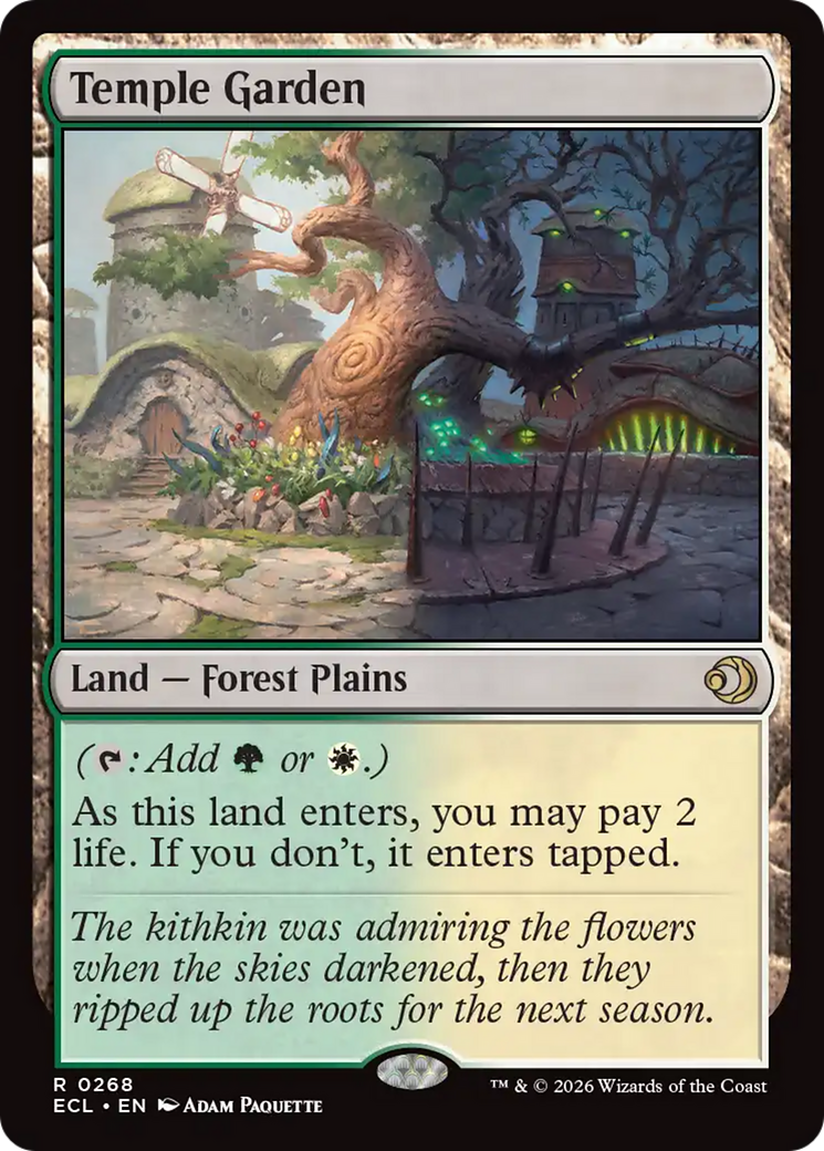 Temple Garden [Lorwyn Eclipsed] [Foil]