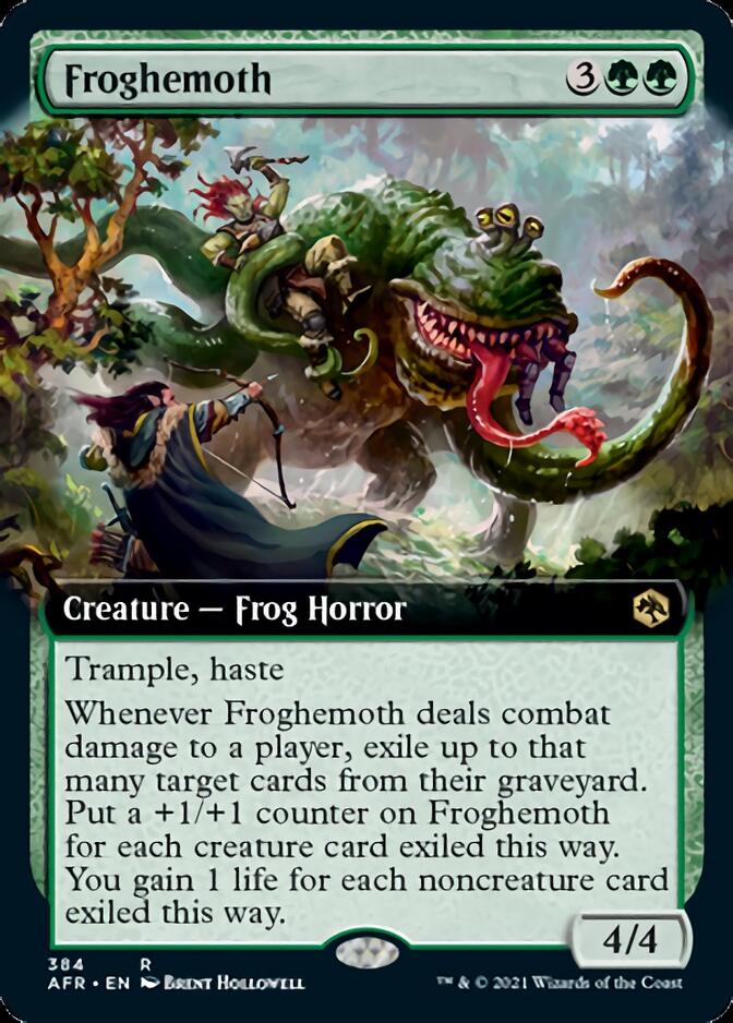 Froghemoth (Extended Art) [Dungeons & Dragons: Adventures in the Forgotten Realms] [Foil]