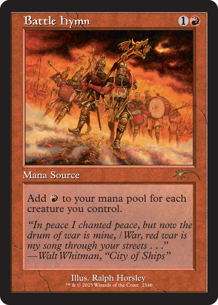 Battle Hymn [Secret Lair Drop Series] [Foil]