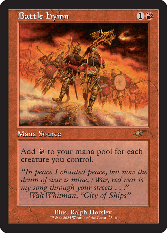 Battle Hymn [Secret Lair Drop Series] [Foil]