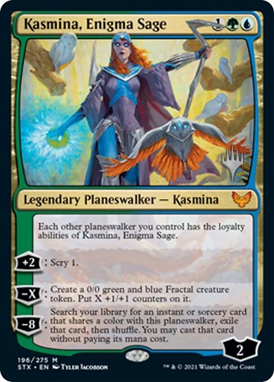 Kasmina, Enigma Sage (Promo Pack) [Strixhaven: School of Mages Promos] [Foil]