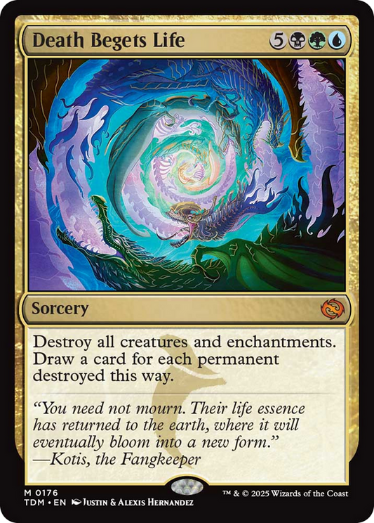 Death Begets Life [Tarkir: Dragonstorm] [Foil]