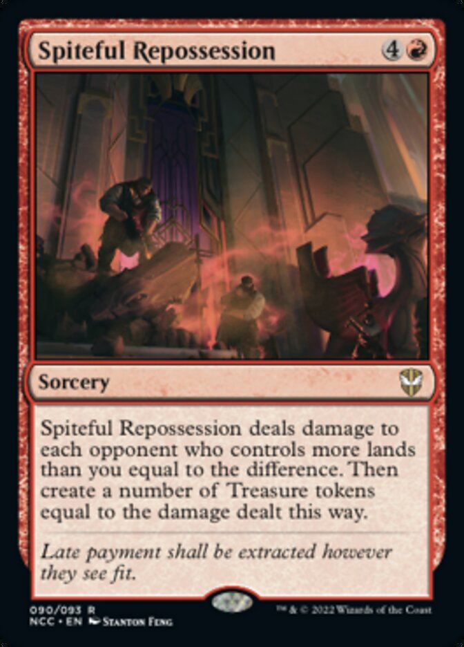 Spiteful Repossession [Streets of New Capenna Commander] [Foil]