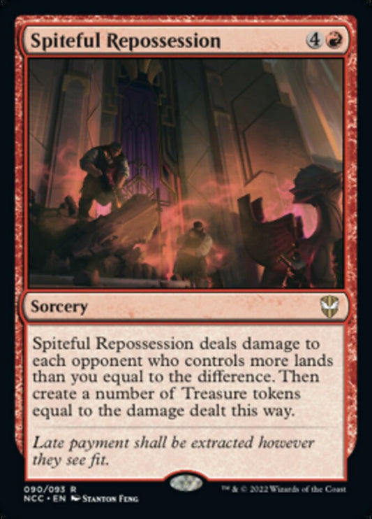 Spiteful Repossession [Streets of New Capenna Commander] [Foil]