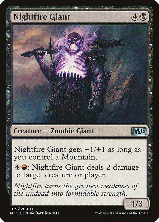 Nightfire Giant [Core Set 2015] [Foil]