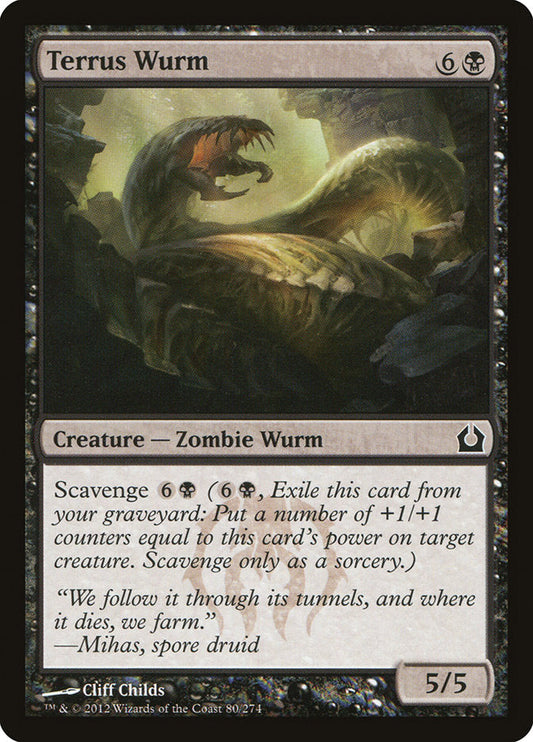 Terrus Wurm [Return to Ravnica] [Foil]